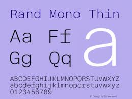 Rand Mono